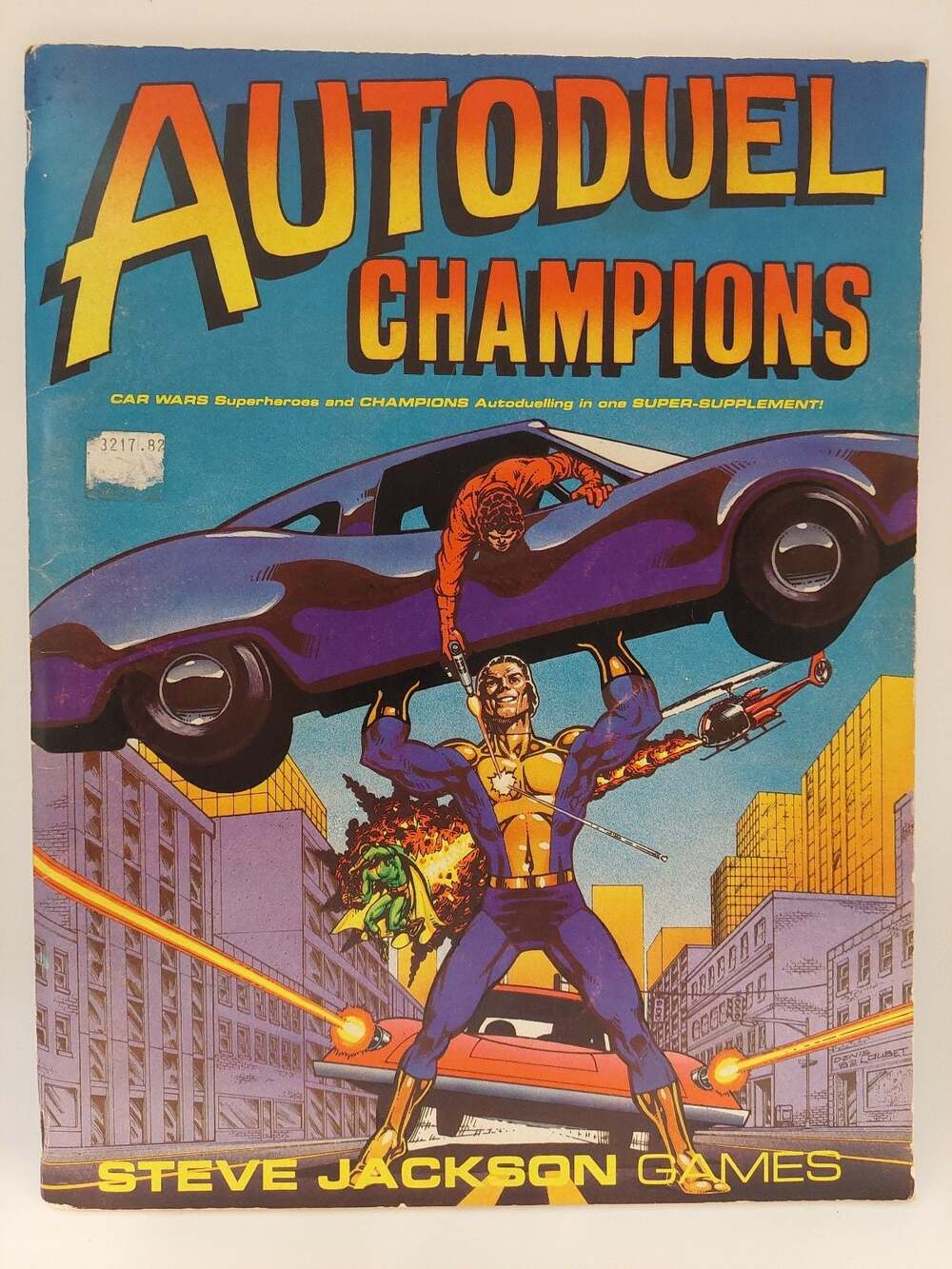 Autoduel Champions Steve Jackson Games Car Wars RPG Supplement